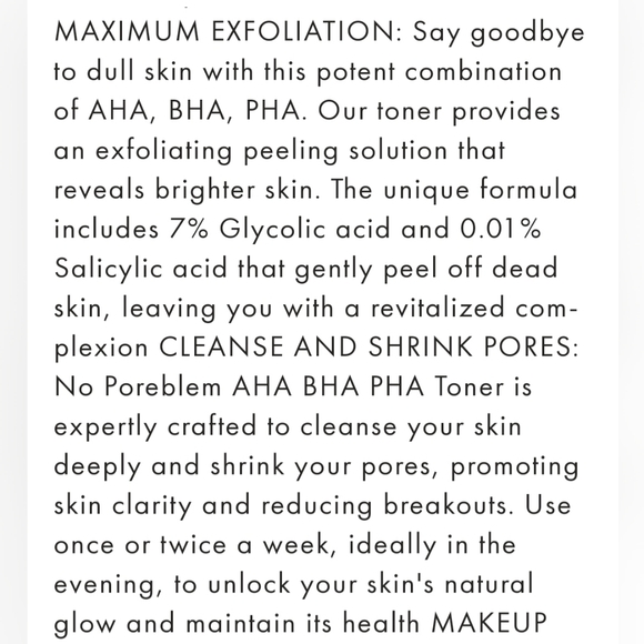 🧖🏻‍♀️ No Poreblem AHA BHA PHA Touch In Sol Toner - Picture 5 of 5